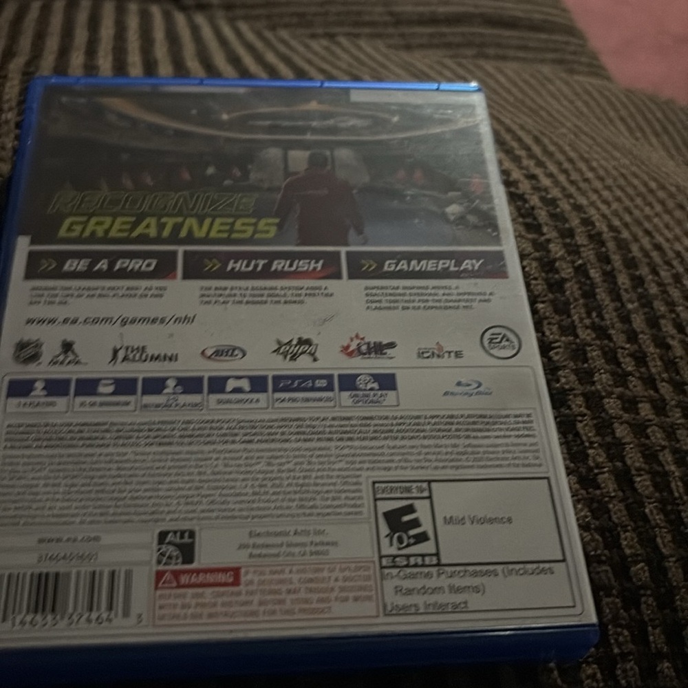 NHL Game - Blue Case
